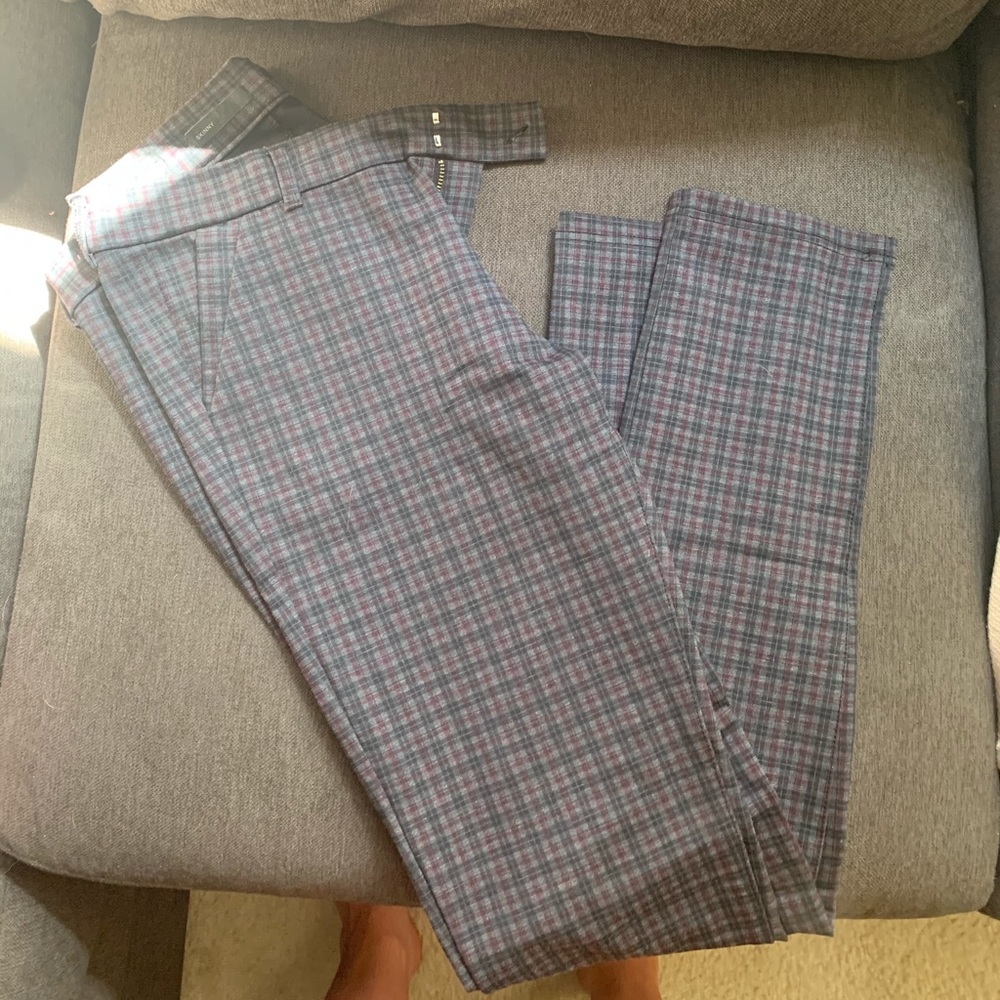 Kut from the Kloth Skinny Plaid Pants